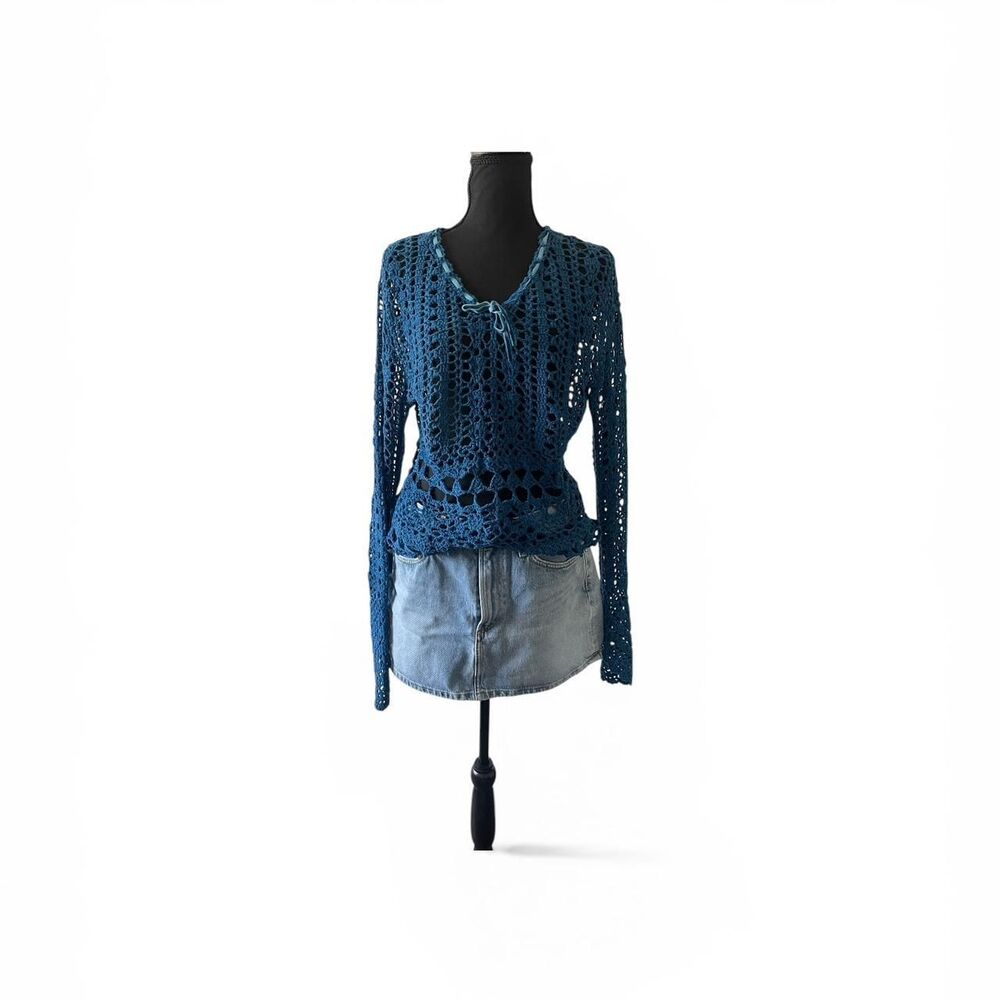 Joe-boxer Women's Blue and Green Cardigan